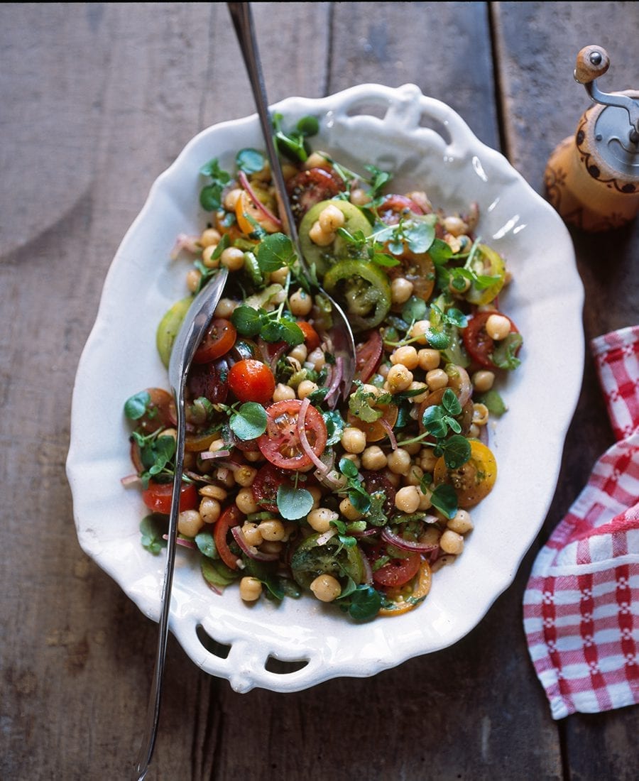 Alles mit Tomaten - Tomaten-Kichererbsen-Salat